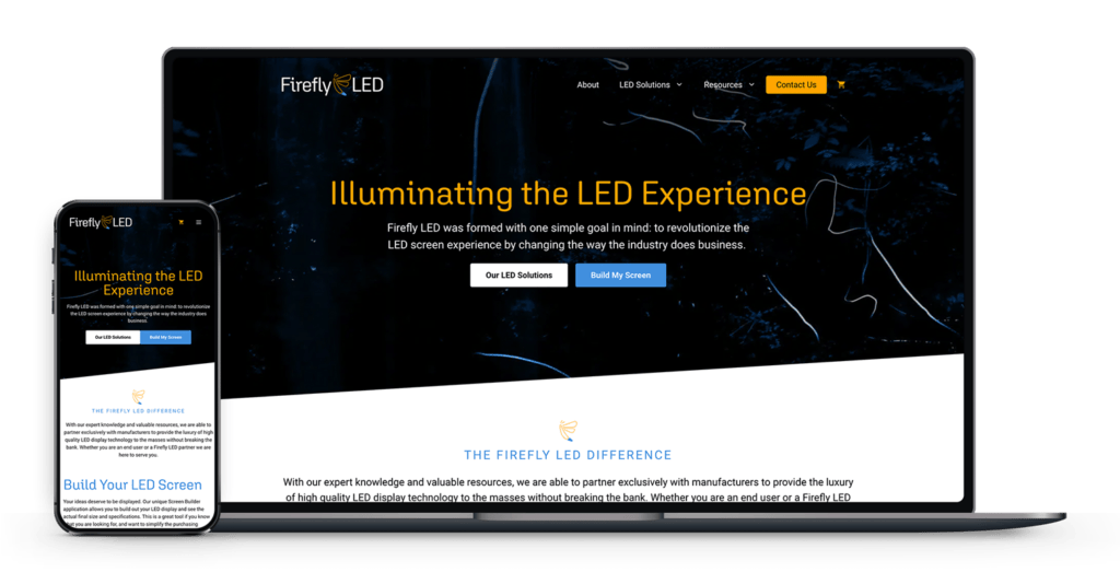 Adam Wright Design | Firefly LED Website Design