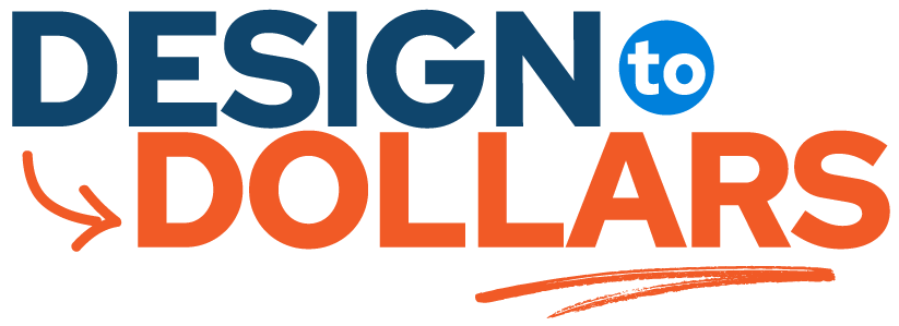 The Design to Dollars Newsletter logo design